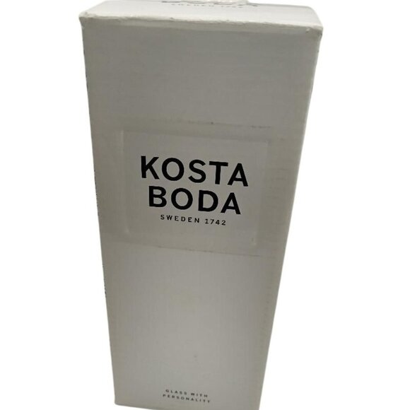 Kosta Boda Green Abstract Glass Vase Signed By Artist Sweden 1742 Modern Art Dec - Picture 4 of 16